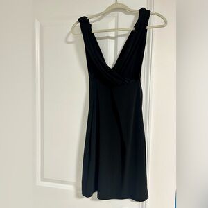 Express Black Backless Dress